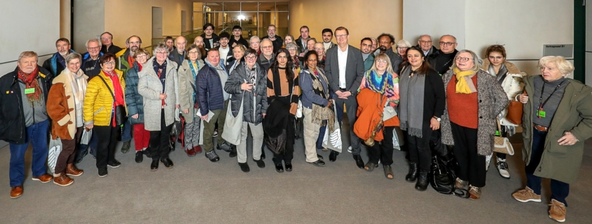 Besuch der BPA-Gruppe im Bundestag am 26.01.2023. Foto: Bundesregierung / StadtLandMensch-Fotografie